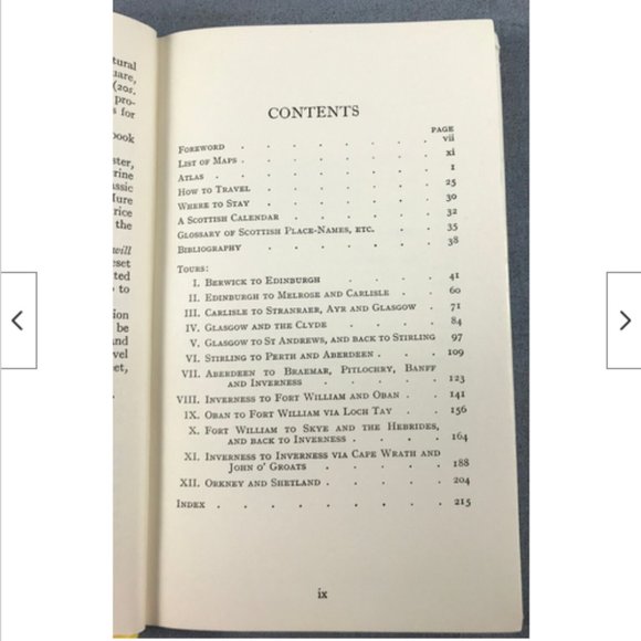 Vtg 1963 Hardcover Scotland Everyman Travel Guide 24 Maps Dent & Sons Publishing - Picture 3 of 4